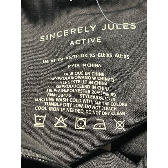 Sincerely Jules Active Womens Black Sleeveless A-Line Dress XS Golf Tennis - Picture 4 of 4